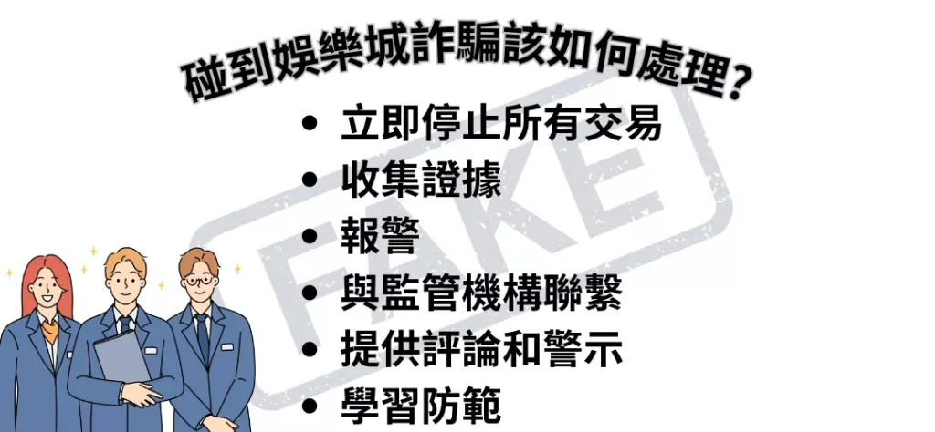 娛樂城詐騙手法大解析,提防騙局,守護你的資金! 3 碰到娛樂城詐騙該如何處理